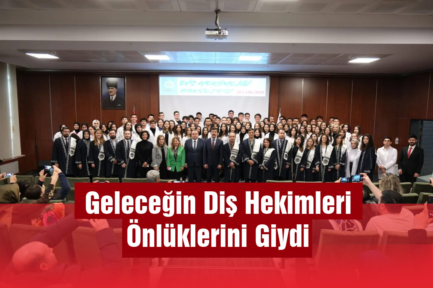 Geleceğin diş hekimleri beyaz önlüklerini giydi